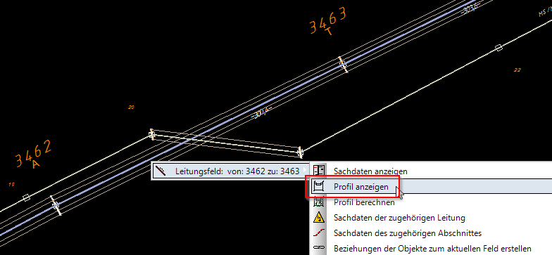 Profil über Kontextmenü anzeigen