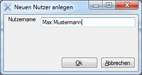 Einen neuen Benutzer anlegen Einen neuen Benutzer anlegen