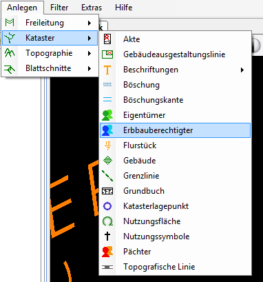 Erbbauberechtigter anlegen