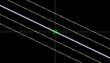 Geländepunkt im Leitungsfeld festlegen
