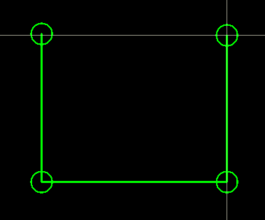 Beispiel für eine nicht geschlossene Fläche