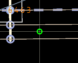 Lagepunkt im Grafikfenster