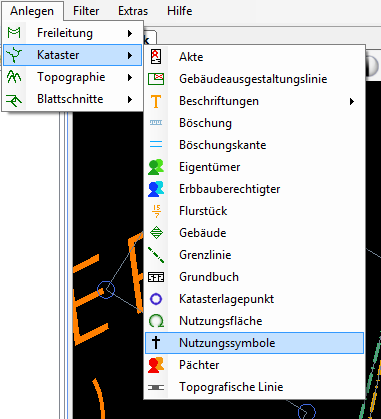Nutzungssymbole anlegen