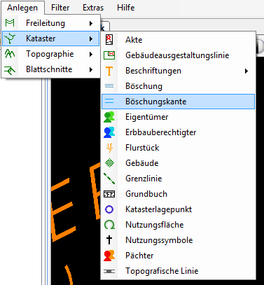 Böschungskante anlegen