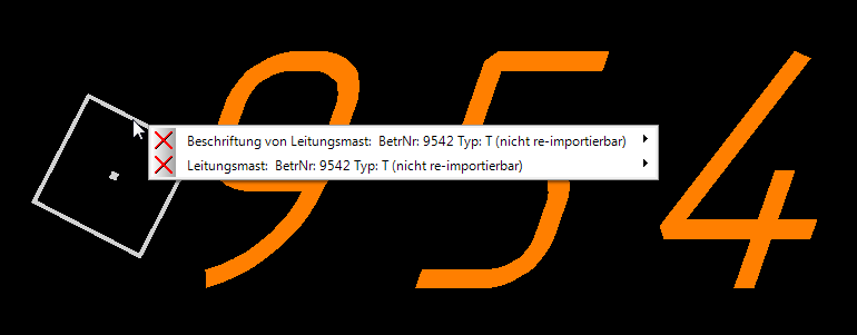 Hinweis zum Schreibschutz im Kontextmenü