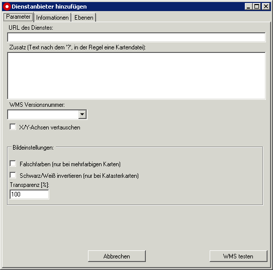 Dienstanbieter hinzufügen