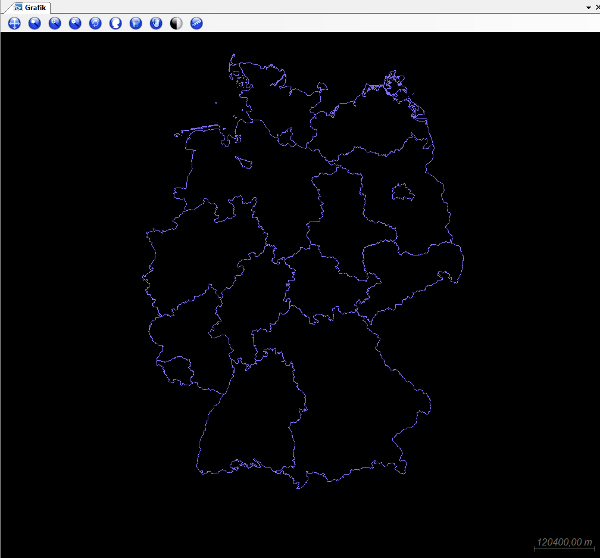 Grafikfenster mit Deutschlandkarte
