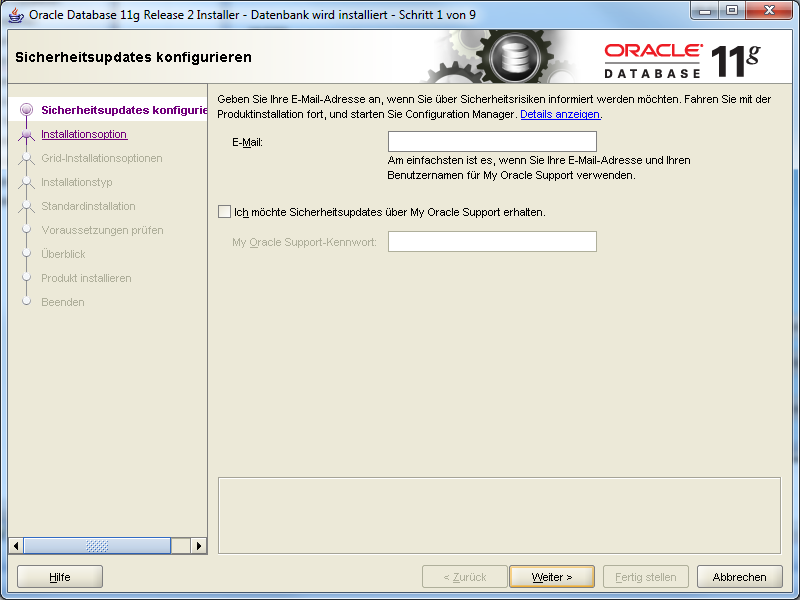 Sicherheitsupdates von Oracle Sicherheitsupdates von Oracle