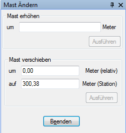 Mast ändern