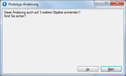 Nachfrage des Programms zur Übernahme der Änderungen